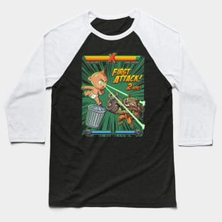 Jack Vs Raccoon Baseball T-Shirt